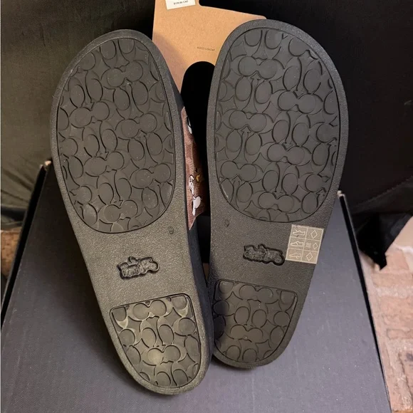 Coach X Peanuts Pool Slide NWT Men’s - Picture 3 of 5